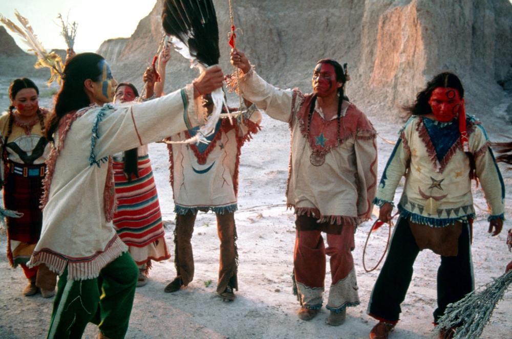 Tribal Ghost dancers in "Thunderheart." (TriStar Pictures)