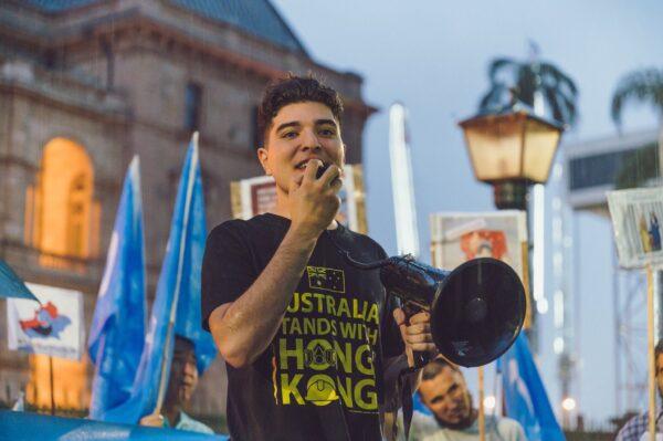 Drew Pavlou, a human rights activist and student at the University of Queensland. (Courtesy of Drew Pavlou)