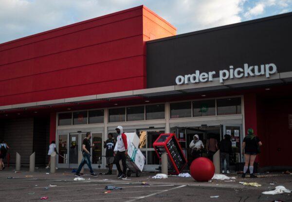 A Target store in Minneapolis, Minn., on May 27, 2020. (Stephen Maturen/Getty Images)