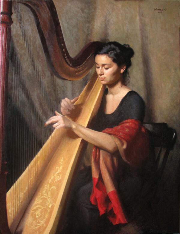 “Teresa With Harp” by Henry Wingate. (Courtesy of Henry Wingate)