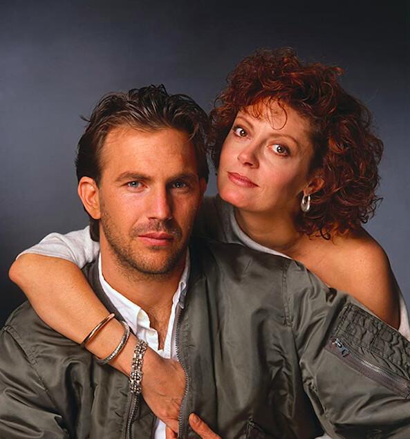 Crash (Kevin Costner) and Annie (Susan Sarandon) play soul mates in "Bull Durham." (Orion Pictures)