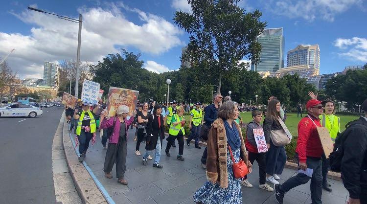Protestors Emerge to March for ‘Rights and Freedoms’ After Restrictions Lifted