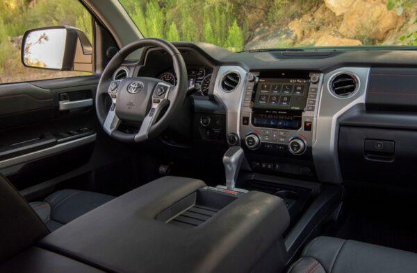 Army Green interior. (Courtesy of Toyota)
