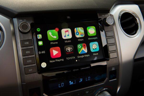 Updated infotainment software. (Courtesy of Toyota)