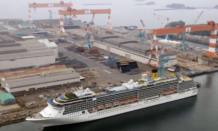 CCP Virus-Hit Cruise Liner Leaves Japan After Month-Long Quarantine