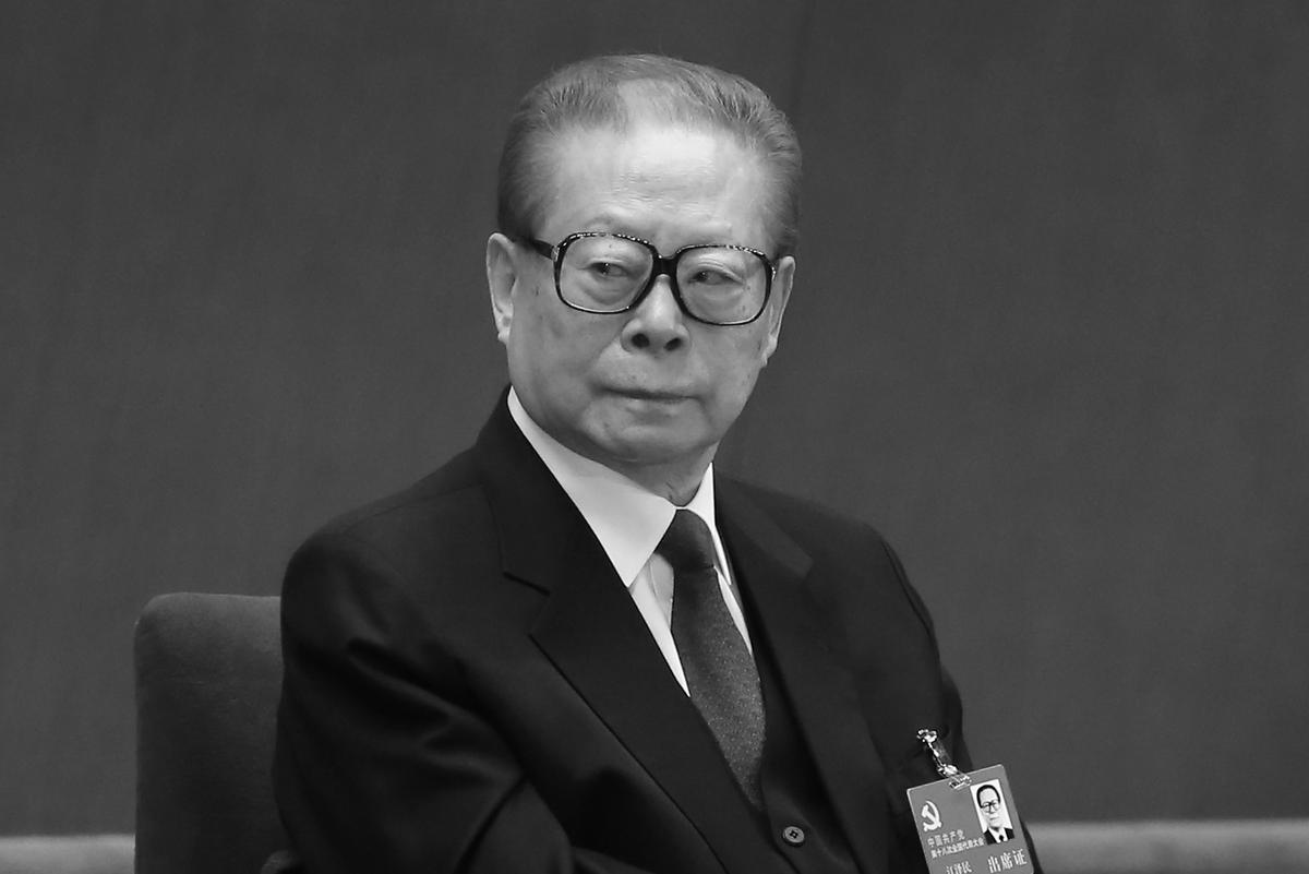 Former leader of the Chinese Communist Party Jiang Zemin. (Feng Li/Getty Images)