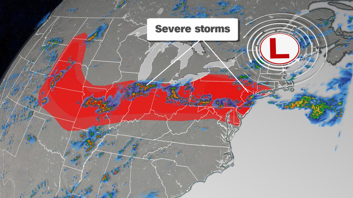 Severe Storms Threaten a 1,600-Mile Stretch of the US the Worst May Hit New York City