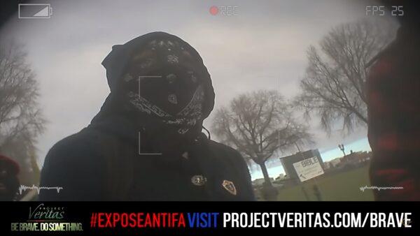  A screenshot from a Project Veritas expose on Antifa. (Project Veritas/Youtube)