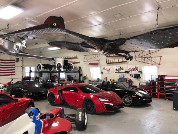 Genius Garage features a variety of vehicles. (Courtesy of Genius Garage)