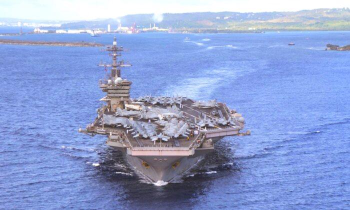 USS Theodore Roosevelt Is Back Operating in Pacific After CCP Virus Sidelined the US Warship