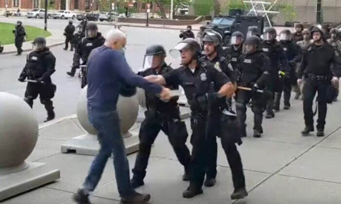New York Police Officers Suspended After Pushing 75-Year-Old Protester to Ground