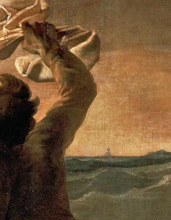 Detail of “The Raft of the Medusa,” 1818–1819, by Théodore Géricault. Oil on canvas, 16.1 feet by 23.4 feet. Louvre Museum, Paris. (Public Domain)