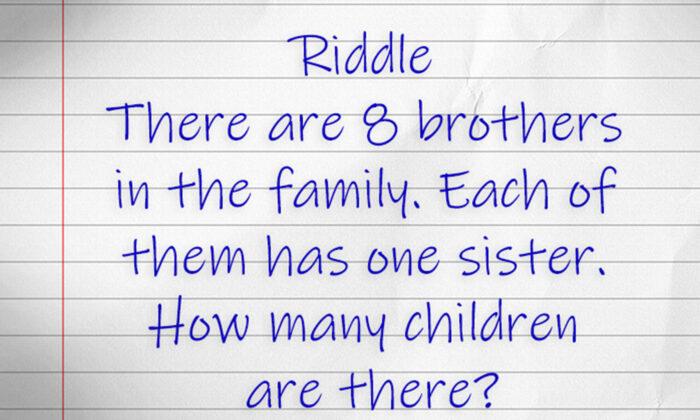 Try Solving This Tricky Sibling Math Puzzle–How Many Children Are There in the Family?