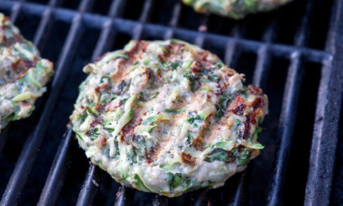 Cook the burgers on the grill, or indoors on a grill pan or skillet. (Caroline Chambers)