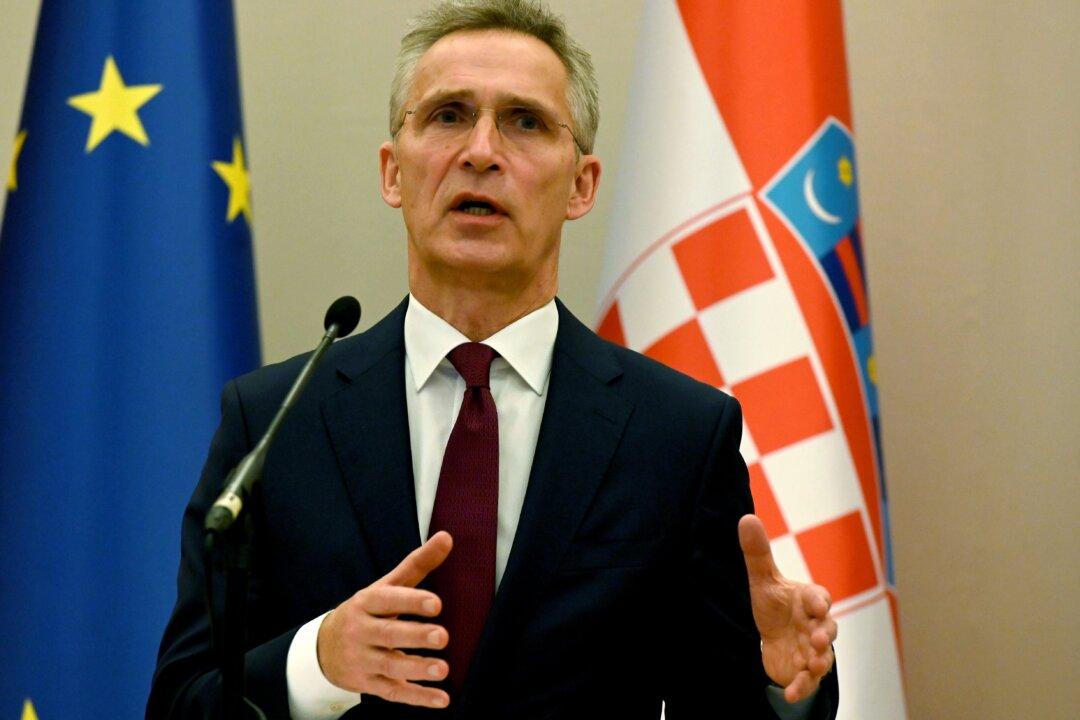 NATO Chief Urges Allies to Work Together to Defend Against China Threat