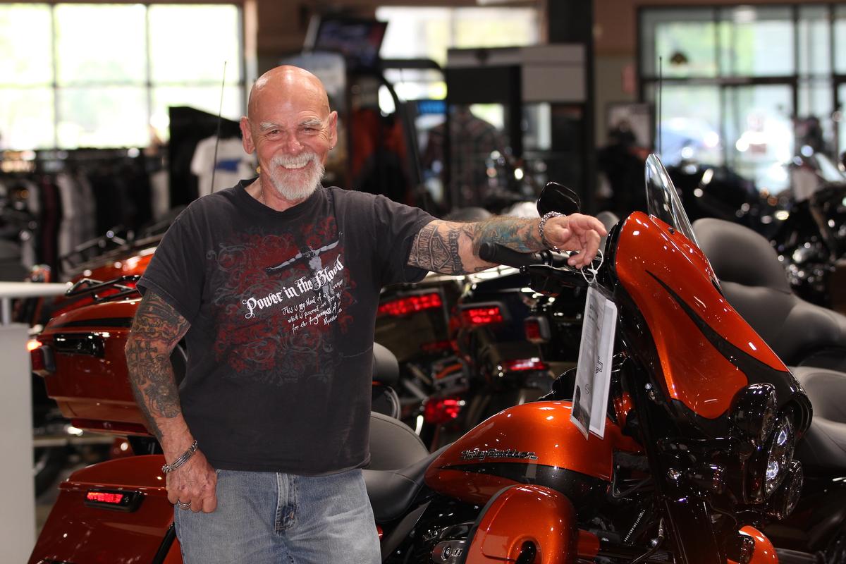 Ron Emard of Harley-Davidson shares some of the reasons he is successful at helping other people, and why at 76, he isn’t about to stop giving. (Linda KC Reynolds)