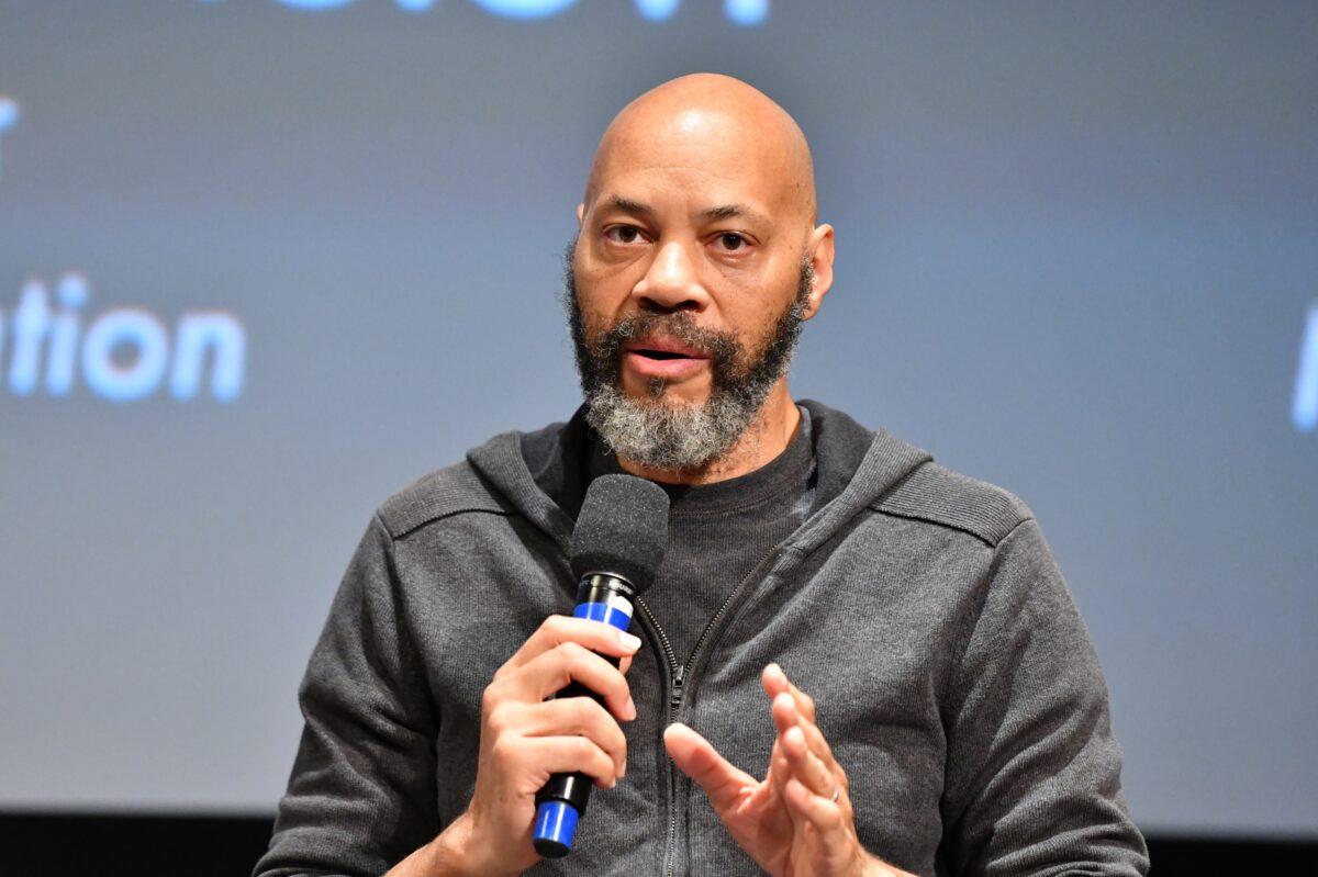 Writer John Ridley speaks onstage at Samuel Goldwyn Theater in Beverly Hills, Calif., on Oct. 14, 2017. (Earl Gibson III/Getty Images)