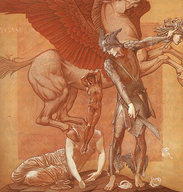 “The Birth of Pegasus and Chrysaor,” between circa 1876 and circa 1885, by Edward Burne-Jones. Southampton City Art Gallery, U.K. (PD-US)