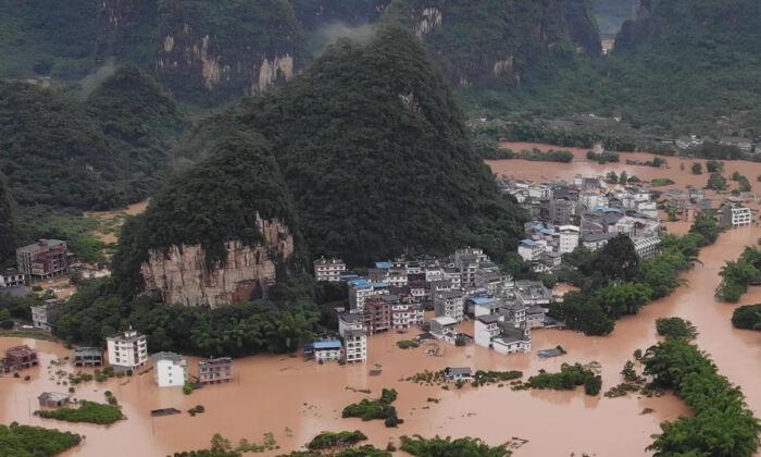 Heavy Flooding in 11 Provinces of China as State-Run Media Keep Silent