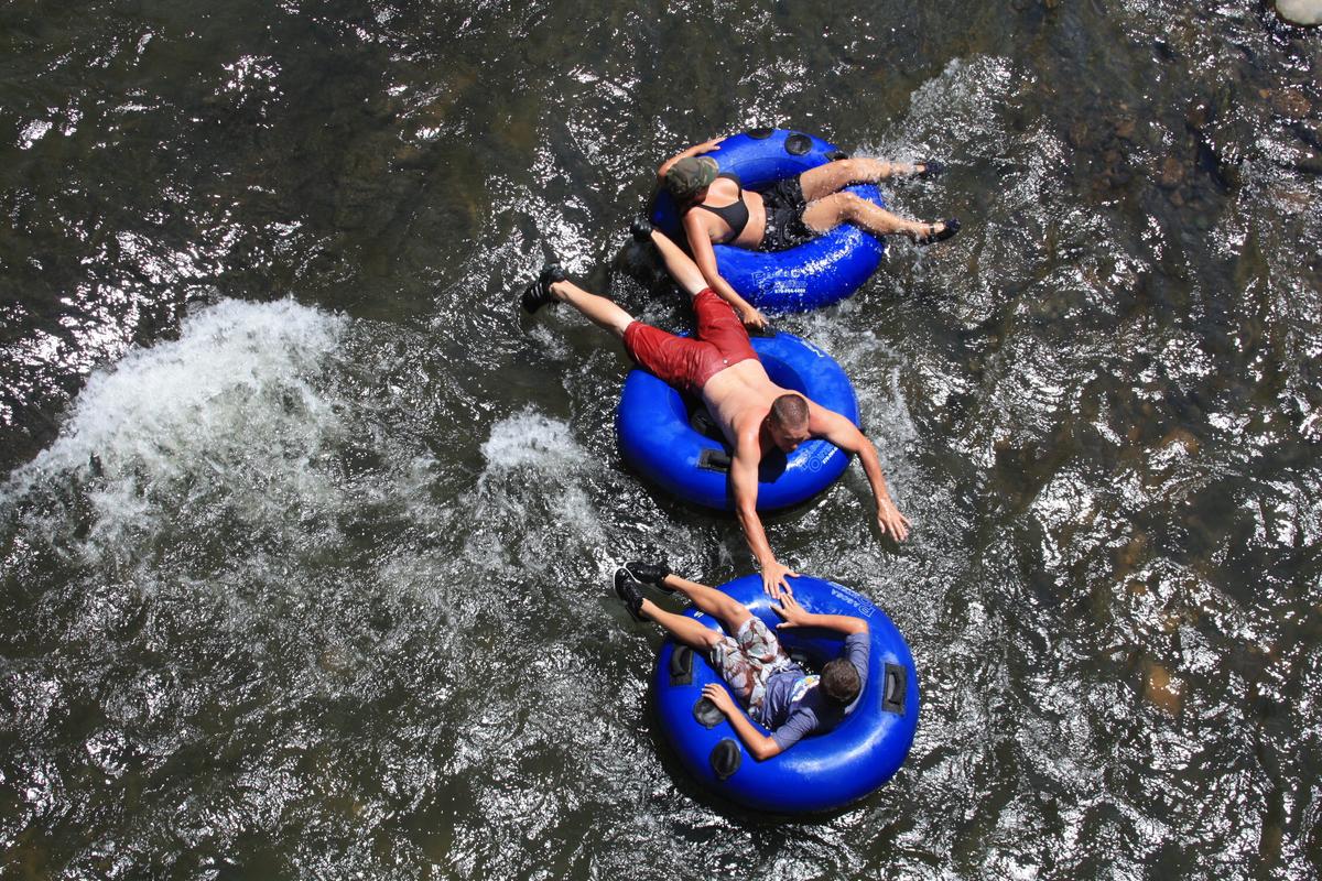 Tubing downriver is a popular pastime. (Courtesy of Visit Pagosa Springs)