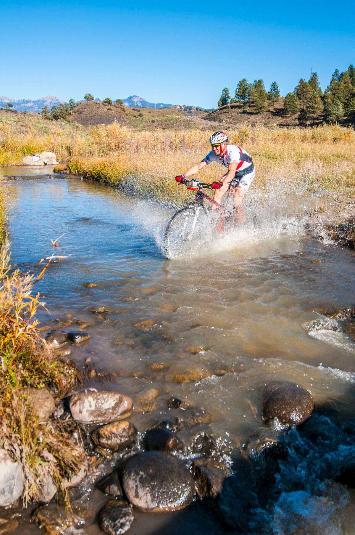 Mountain bikers will find many trails in the area. (Courtesy of Visit Pagosa Springs)