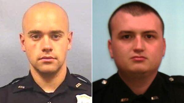 Atlanta officer Garrett Rolfe (L) and officer Devin Brosnan. (Atlanta Police Department)