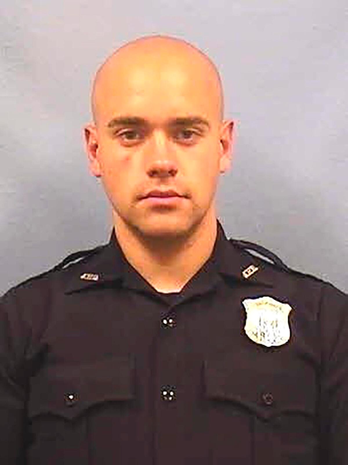 Then-Atlanta Police Department officer Garrett Rolfe, who was fired after the shooting death of 27-year-old Rayshard Brooks, in an undated photograph released in Atlanta, Ga., June 14, 2020. (Atlanta Police Department via Reuters)