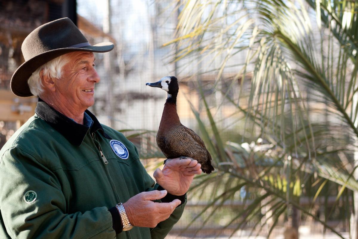 Mike Lubbock founded and directs Sylvan Heights Bird Park with his wife Ali. (Courtesy of Sylvan Heights Bird Park)