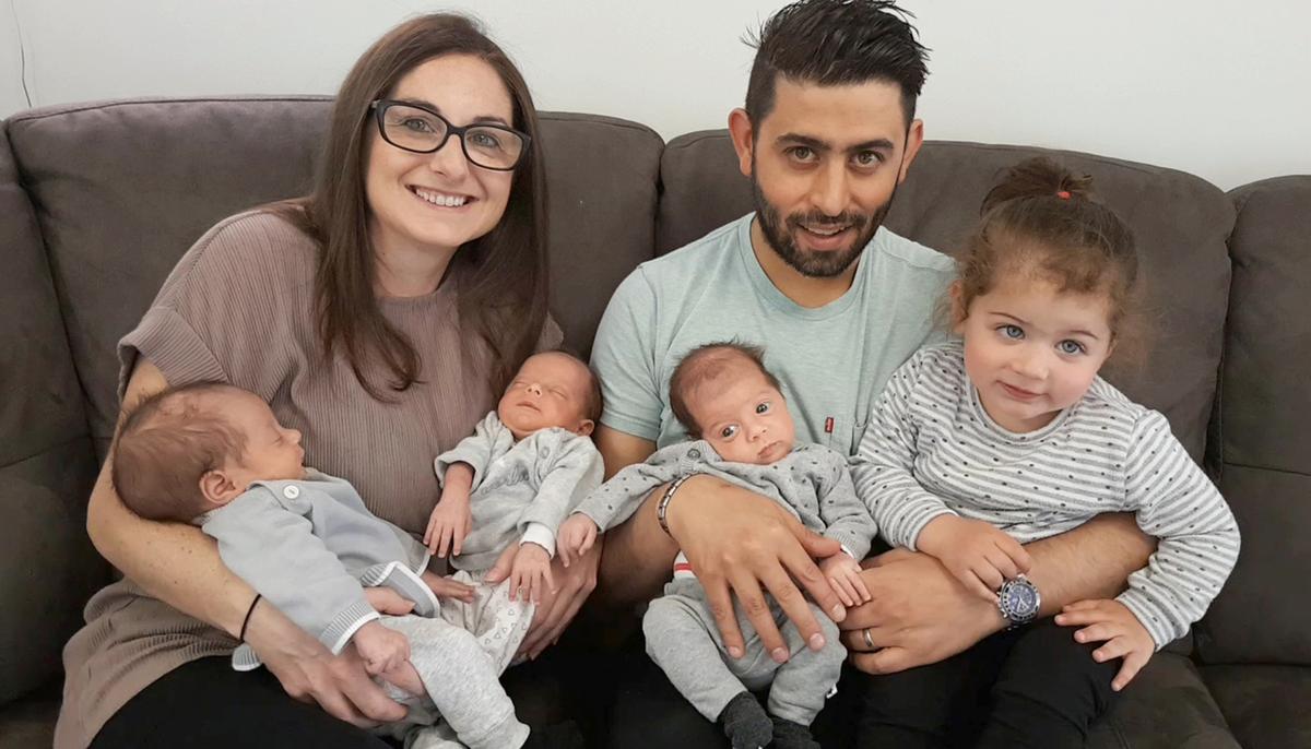 Fertility-Challenged Couple ‘Win the Lottery,’ Conceive Identical Triplets Naturally
