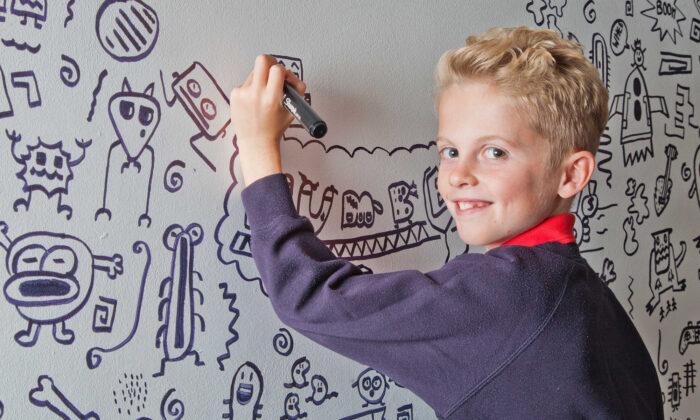 Boy Told to Not Doodle in School Has His Drawings Featured in a Local Restaurant