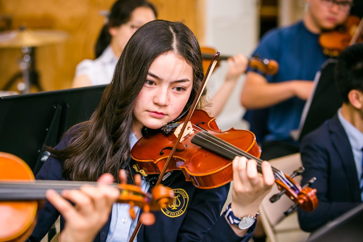 Northern Academy offers a solid foundation in classical music for students in the music track. (Northern Academy of the Arts)
