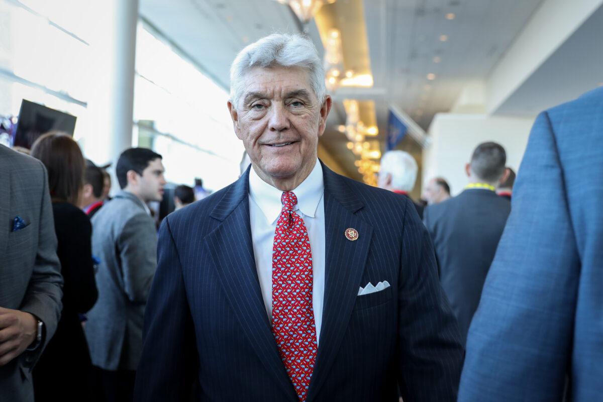 Rep. Roger Williams (R-Texas) at the CPAC convention in National Harbor, Md., on Feb. 27, 2020. (Samira Bouaou/The Epoch Times)