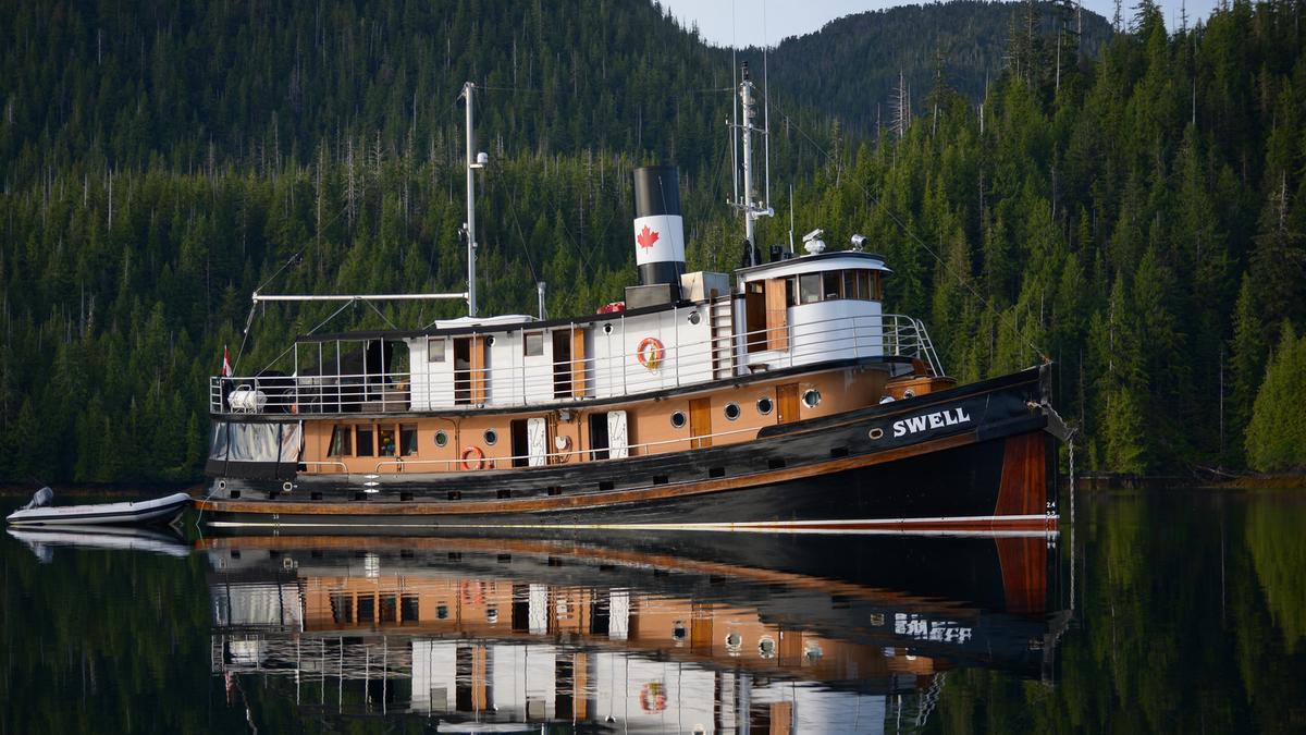 The Swell takes guests on a beer-themed cruise around Canada's Gulf Islands and along Vancouver Island. (Courtesy Maple Leaf Adventures)