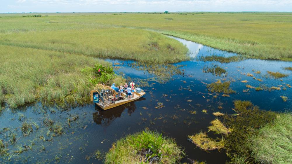 Airboat tour in the Everglades. (Shutterstock)