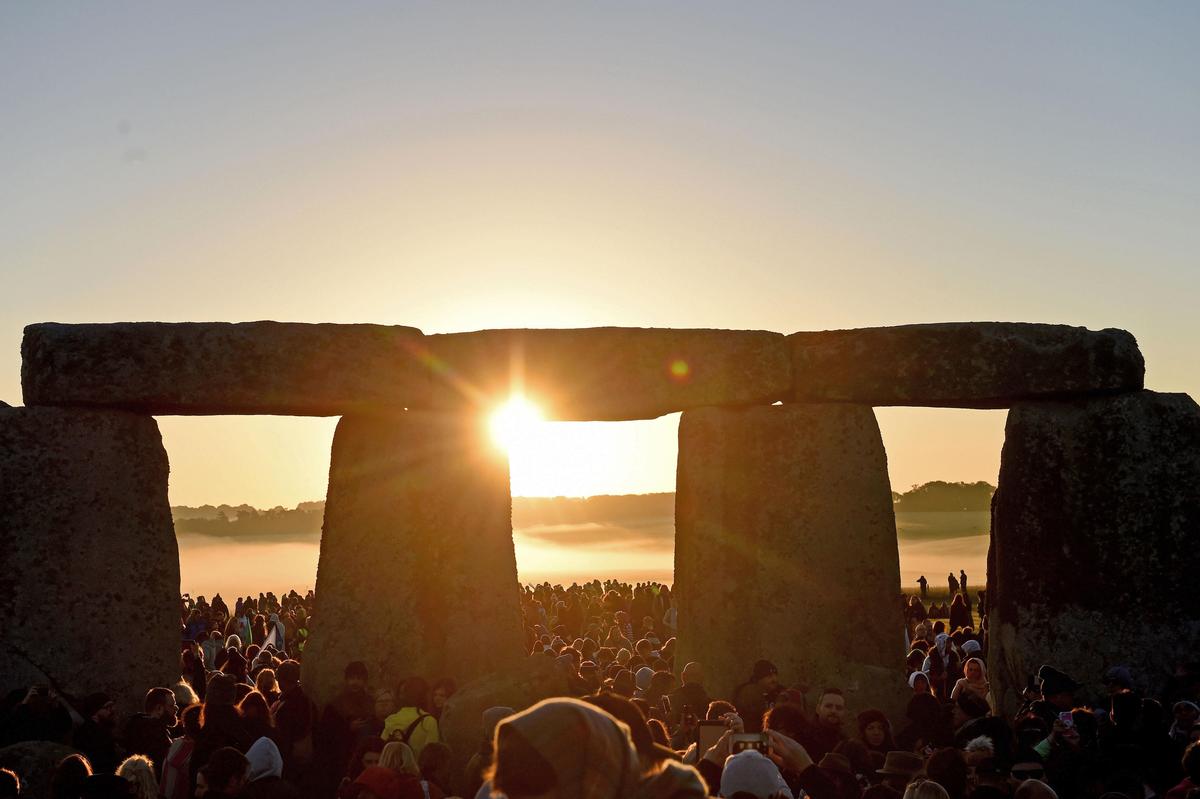 Stonehenge during solstice in 2019 (Finnbarr Webster/Getty Images)