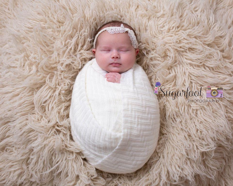 Baby Brett Grace Korves. (Courtesy of <a href="https://www.sugarfootphotography.com/">Sugarfoot Photography</a>)