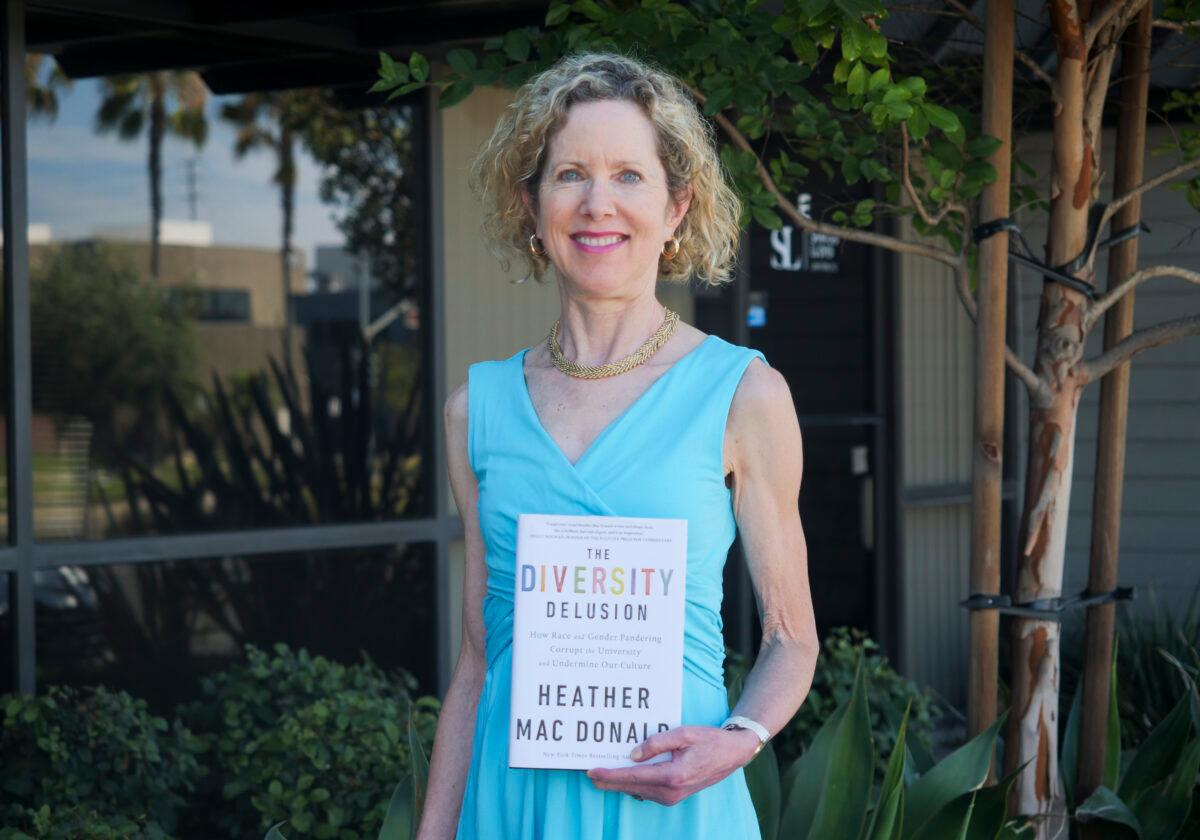 Manhattan Institute fellow Heather Mac Donald, author of "The Diversity Delusion," in Irvine, Calif., on July 28, 2019. (Ke Yuan/The Epoch Times)