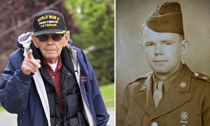 WWII Veteran Is Walking 100 Miles for His 100th Birthday to Raise Money for COVID-19 Relief