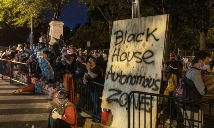 Protesters Attempt to Set Up ‘Black House Autonomous Zone’ Near White House