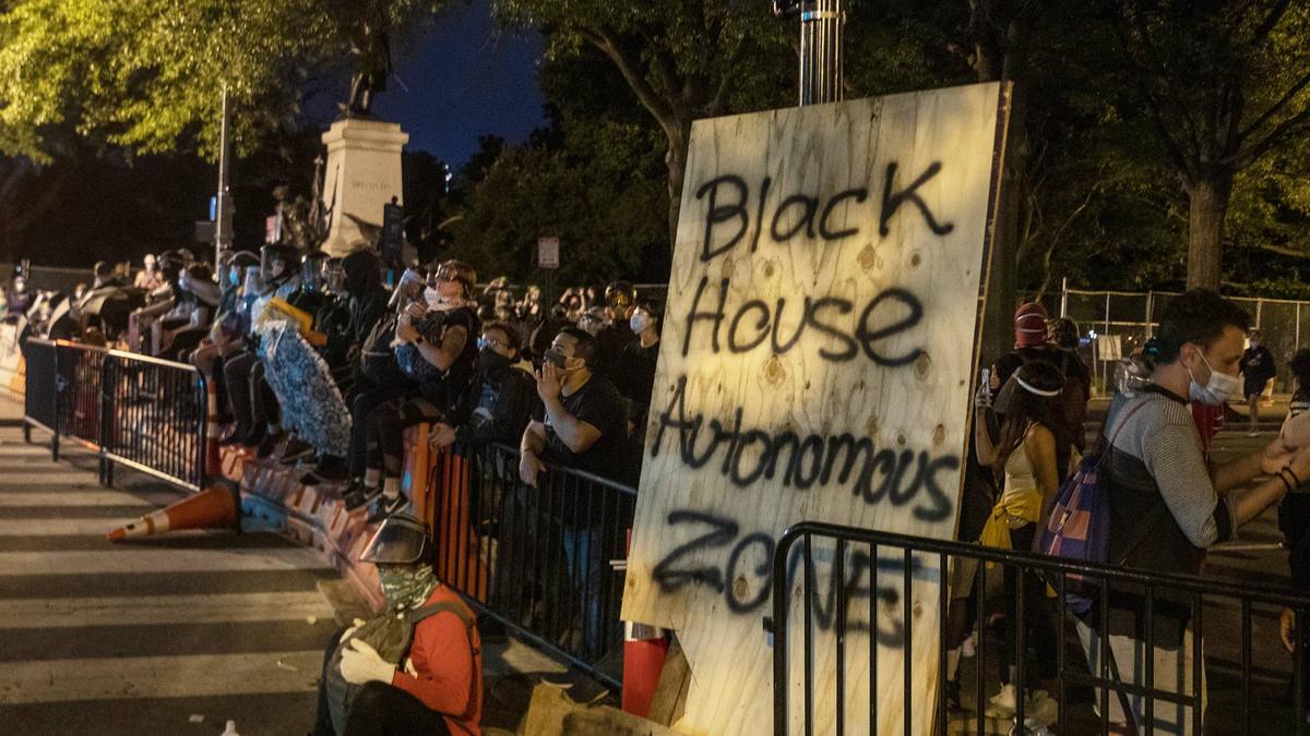 Protesters Attempt to Set Up ‘Black House Autonomous Zone’ Near White House
