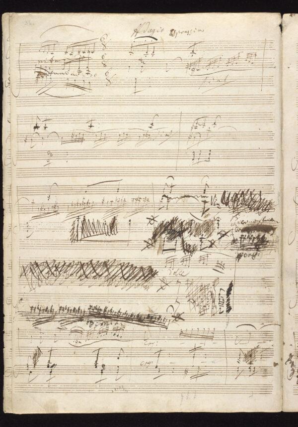 <span style="font-weight: 400;">Violin and Piano Sonata No. 10 in G Major, Op. 96</span>, p. 36, 1815, by Ludwig van Beethoven. The Morgan Library & Museum. (Morgan Collection)