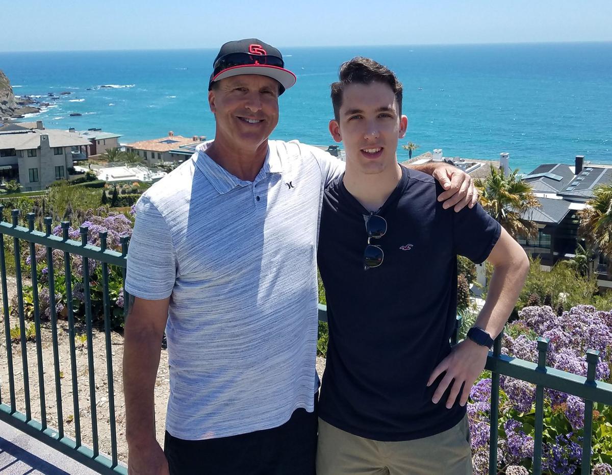After turning his life around, Randy found his estranged son on social media and was shocked to discover he lived just one and a half hours away in Riverside County. (Caters News)