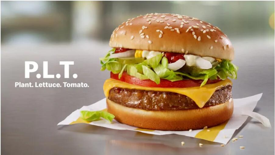 McDonald’s Plant-Based Burger Trial Ends, No Firm Plans to Add PLT to Menu