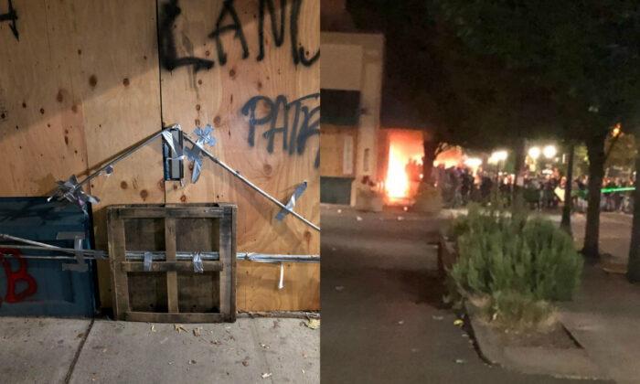 Rioters Set Fires, Loot, Damage Businesses in Portland: Police