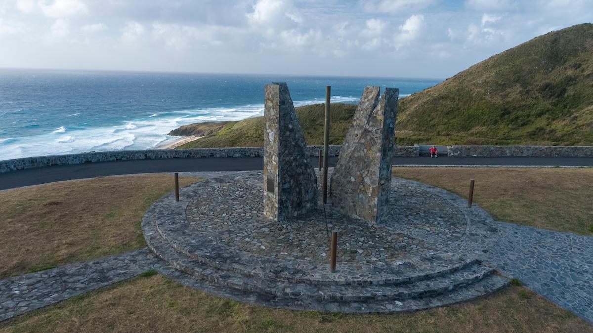 Point Udall, the easternmost point of the United States. (Courtesy of U.S. Virgin Islands Department of Tourism)