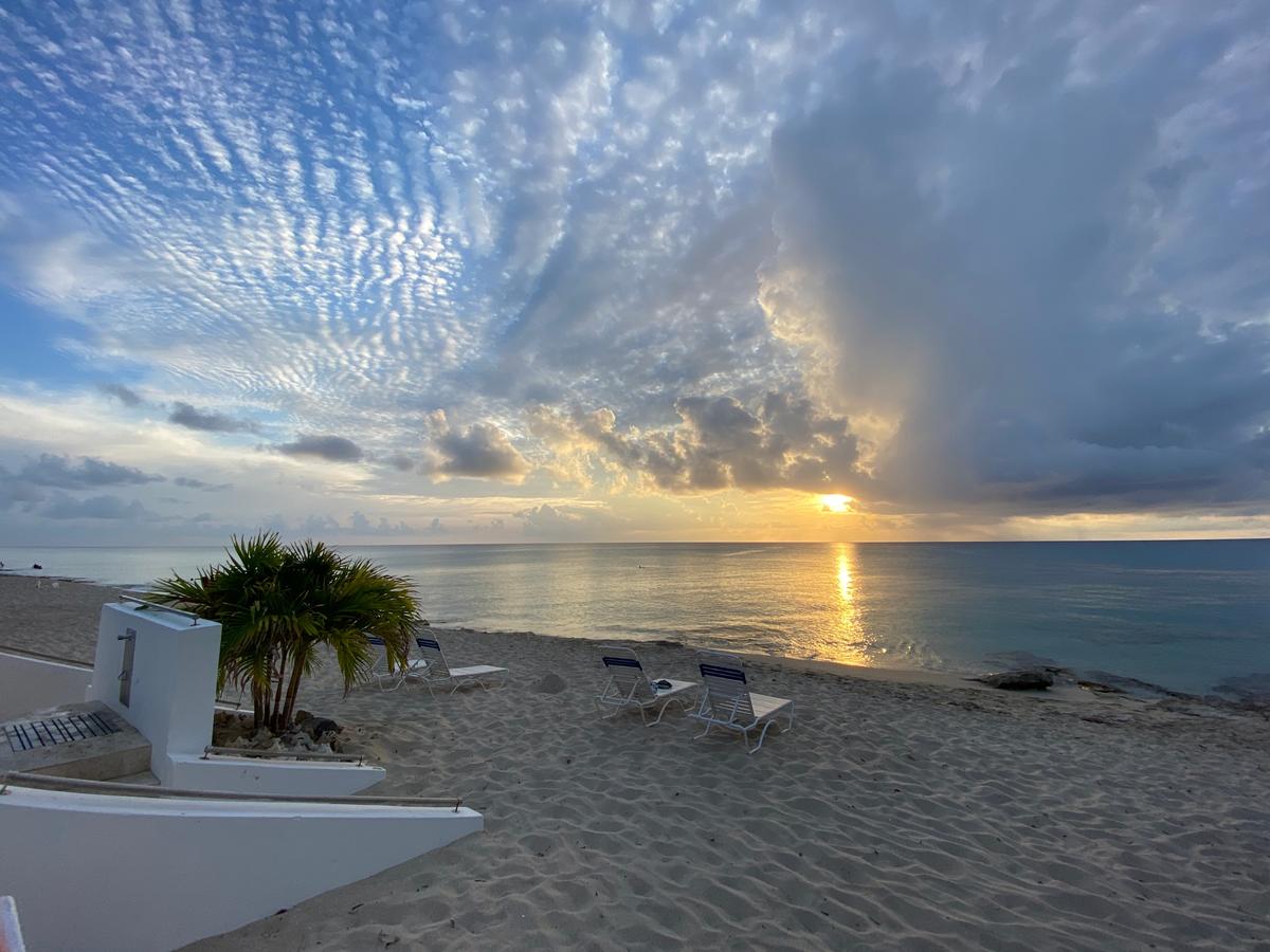 Sunset view from Sand Castle on the Beach in Frederiksted. (Skye Sherman)