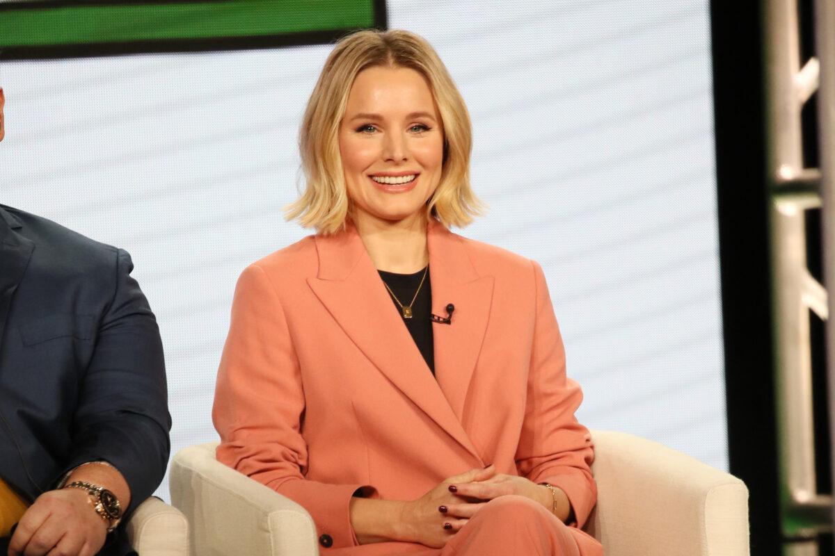 Kristen Bell of "Central Park" speaks onstage during the Apple TV+ segment of the 2020 Winter TCA Tour at The Langham Huntington, Pasadena in Pasadena, Calif., on Jan. 19, 2020. (David Livingston/Getty Images)