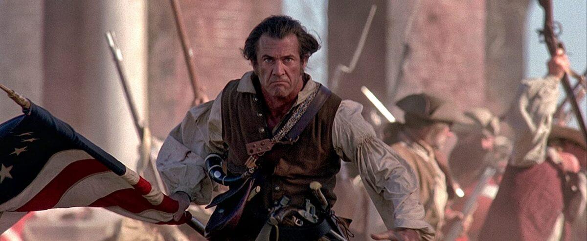 Mel Gibson as Benjamin Martin, bent on revenge, in "The Patriot." (Columbia Pictures)