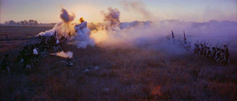 Battle scene in "The Patriot." (Columbia Pictures)