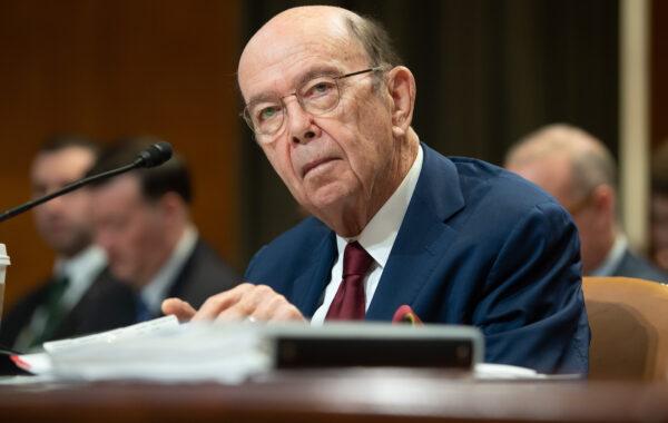 Secretary of Commerce Wilbur Ross at a hearing on Capitol Hill in Washington, on March 5, 2020. (Saul Loeb/AFP via Getty Images)
